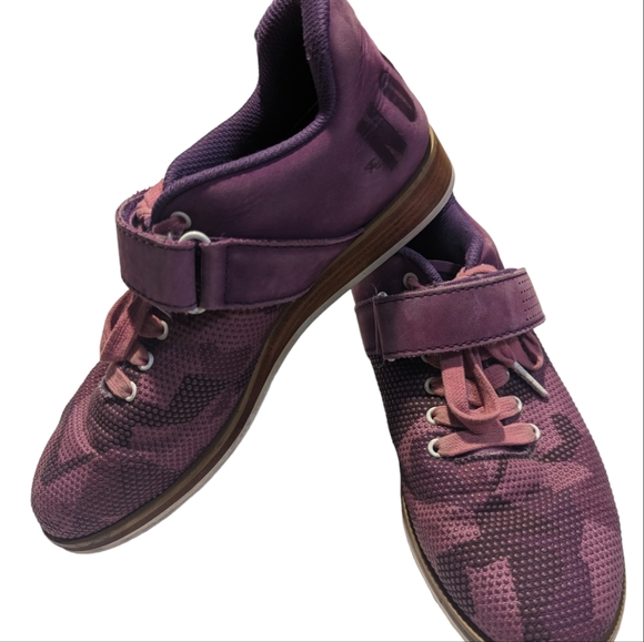NOBULL Project Purple Camo Lifters Women's 6-6.5 Lifting Shoes - Picture 7 of 7